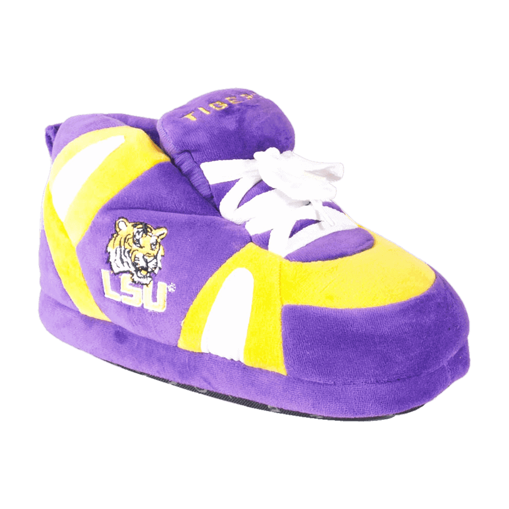 LSU Tigers House Slippers LSU Full Foot, Comfy Flop, Baby Booties