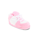 Pink and White HappyFeet Sneaker Slippers