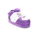 Purple and White HappyFeet Sneaker Slippers