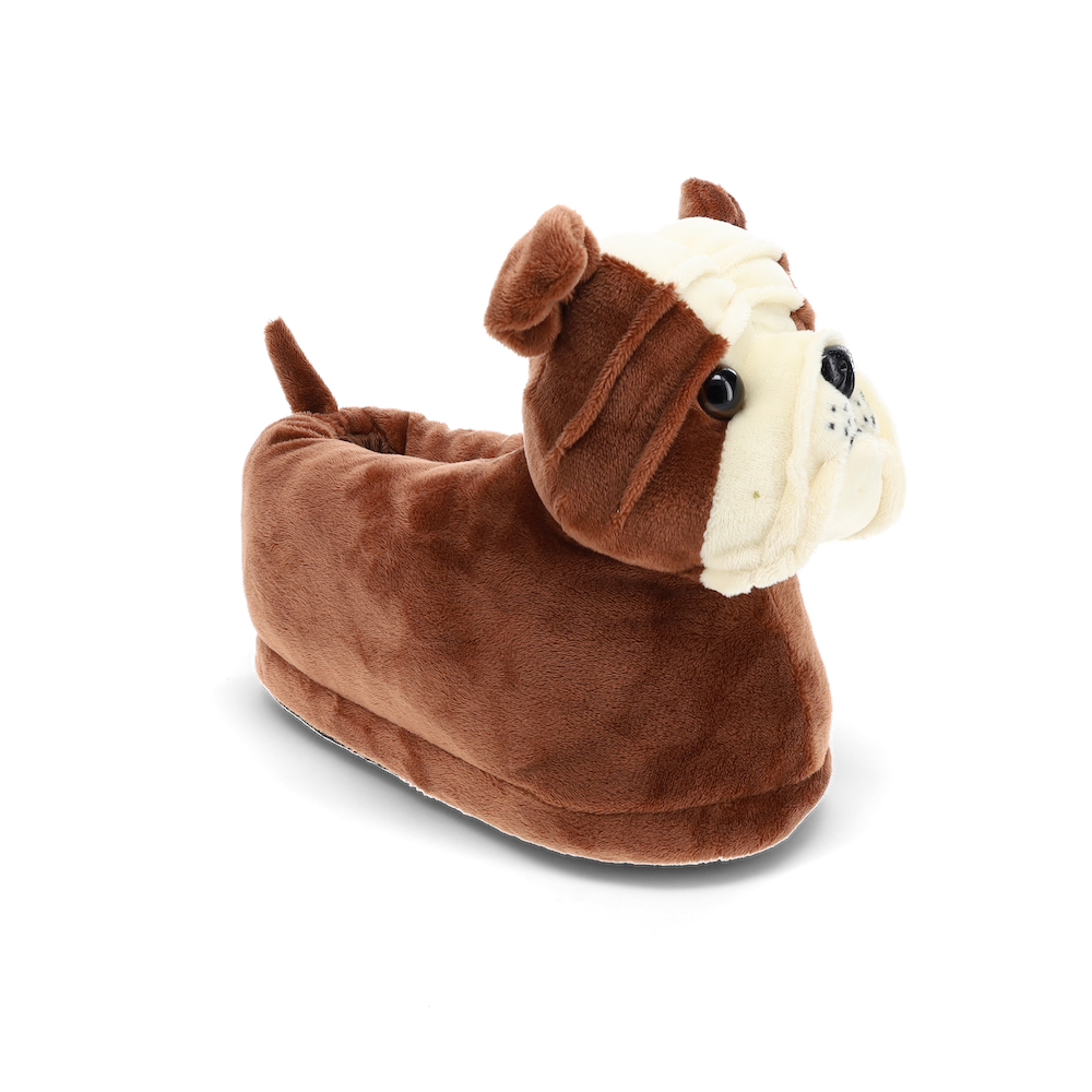 Benny the Bulldog Animal Slippers