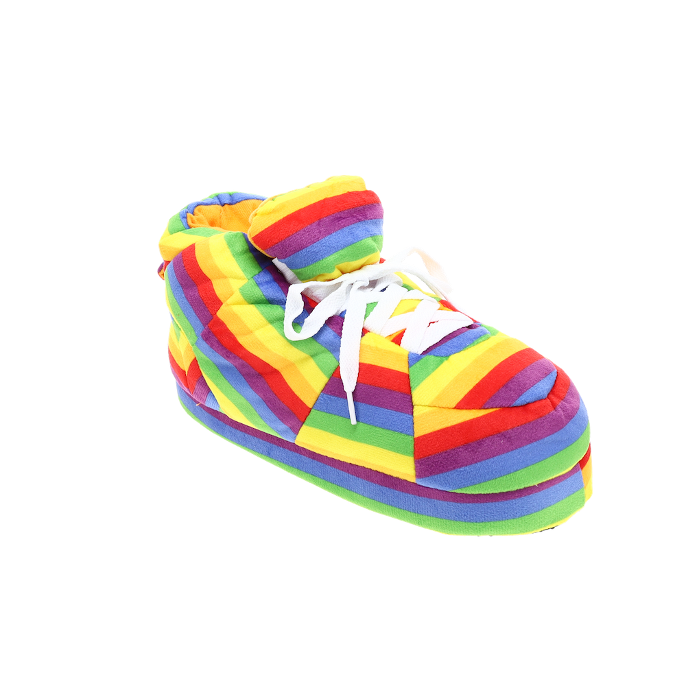 Rainbow HappyFeet Sneaker Slippers