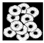Donuts Printed Zlipperz
