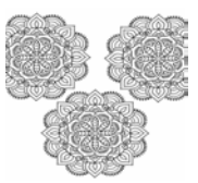 Mandala Printed Zlipperz