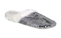 Silver Sequin Clog Slippers