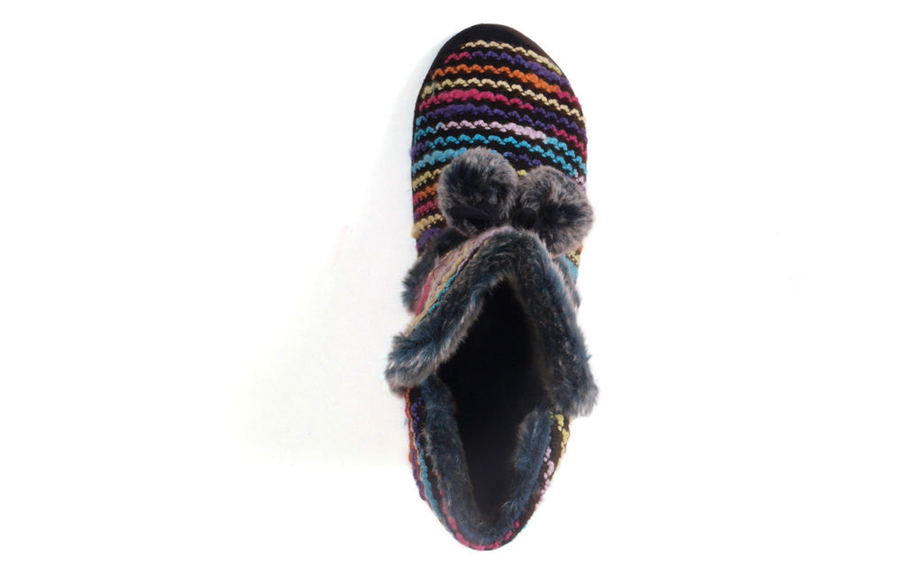 Multi Color Moccasin Boot