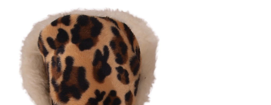 Leopard and Black Micro Boot