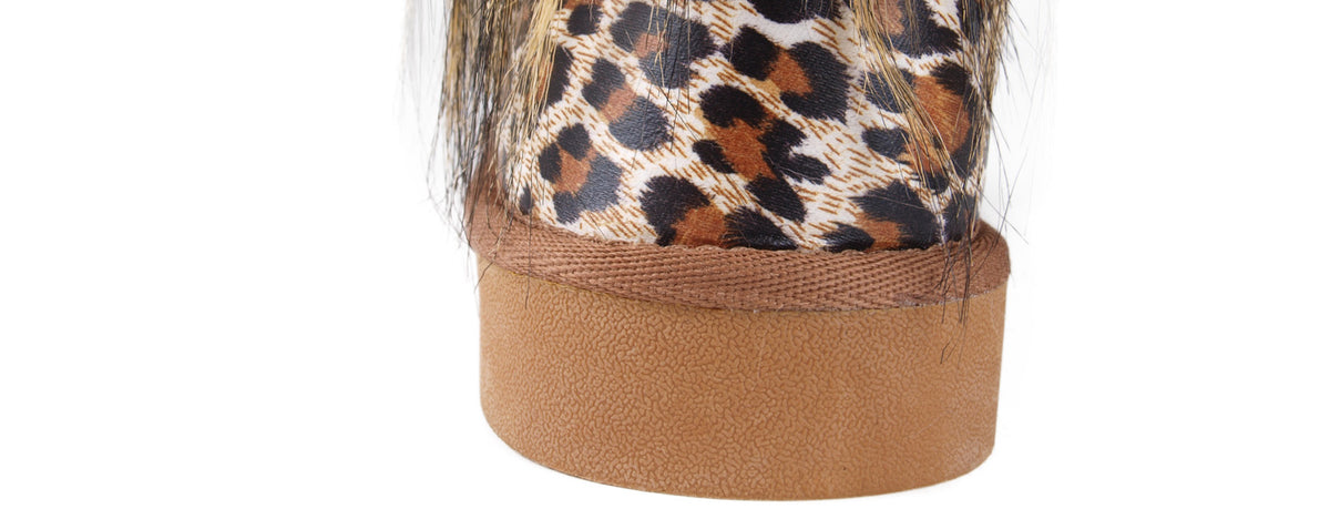 Leopard Faux Fur Boot