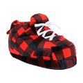 Hipster Plaid HappyFeet Sneaker Slippers