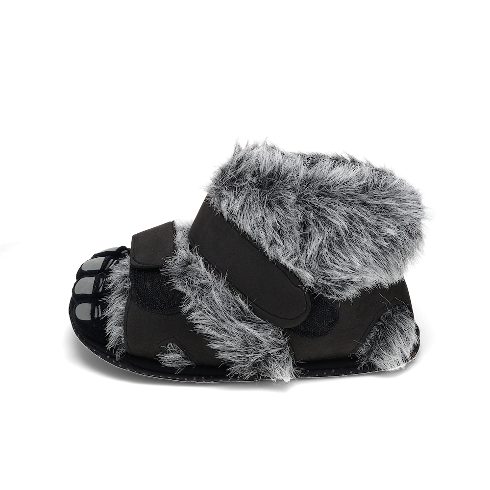 Big hairy top feet slippers
