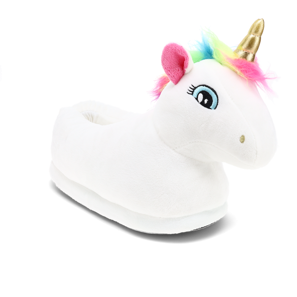 Happy feet slippers best sale unicorn