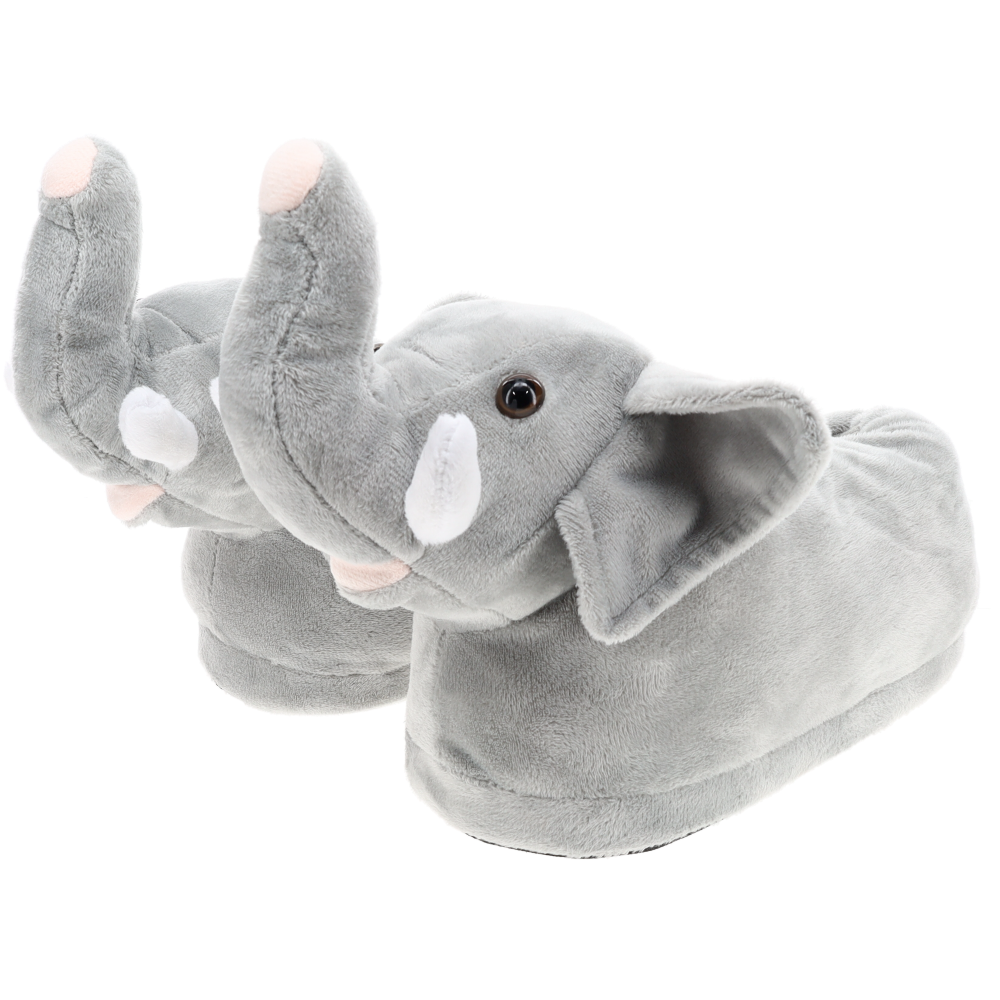 Gus the Gray Elephant – HappyFeet Slippers