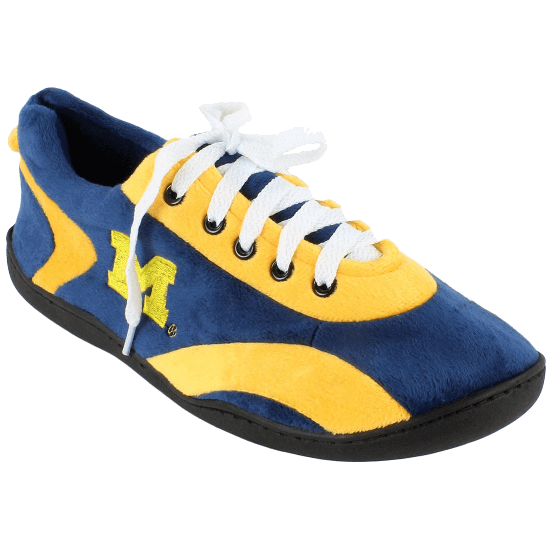 Michigan Wolverines All Around HappyFeet Slippers