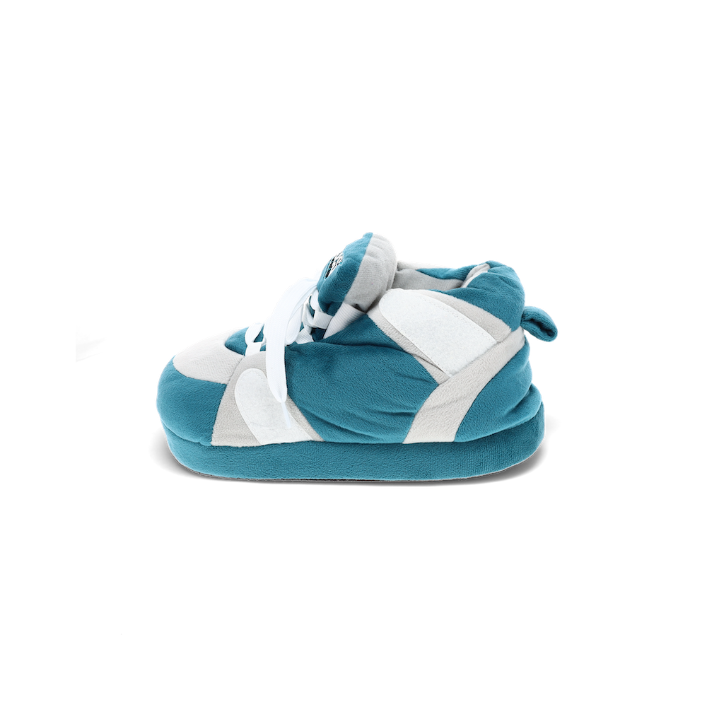 Philadelphia Eagles NFL slippers in soft plush with a snug sneaker shape
