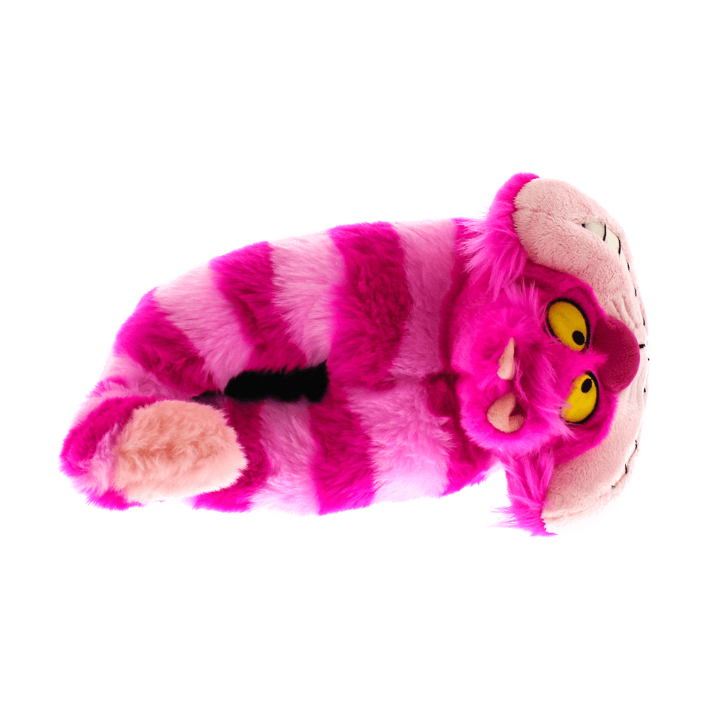 Cheshire Cat slippers with a durable non-slip sole for indoor wear
