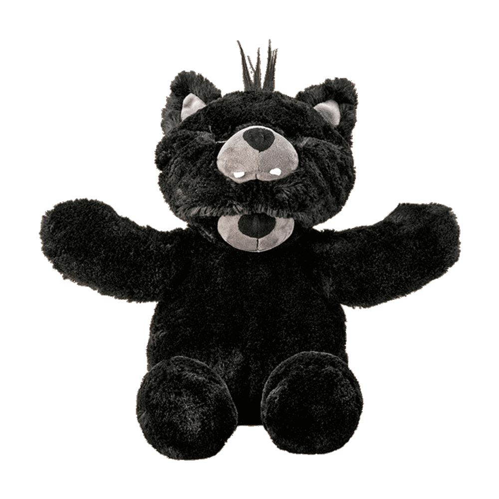 Flipemz Black Bear to Vampire Plush Toy – HappyFeet Slippers Flipemz Black Bear to Vampire Plush Toy – HappyFeet Slippers