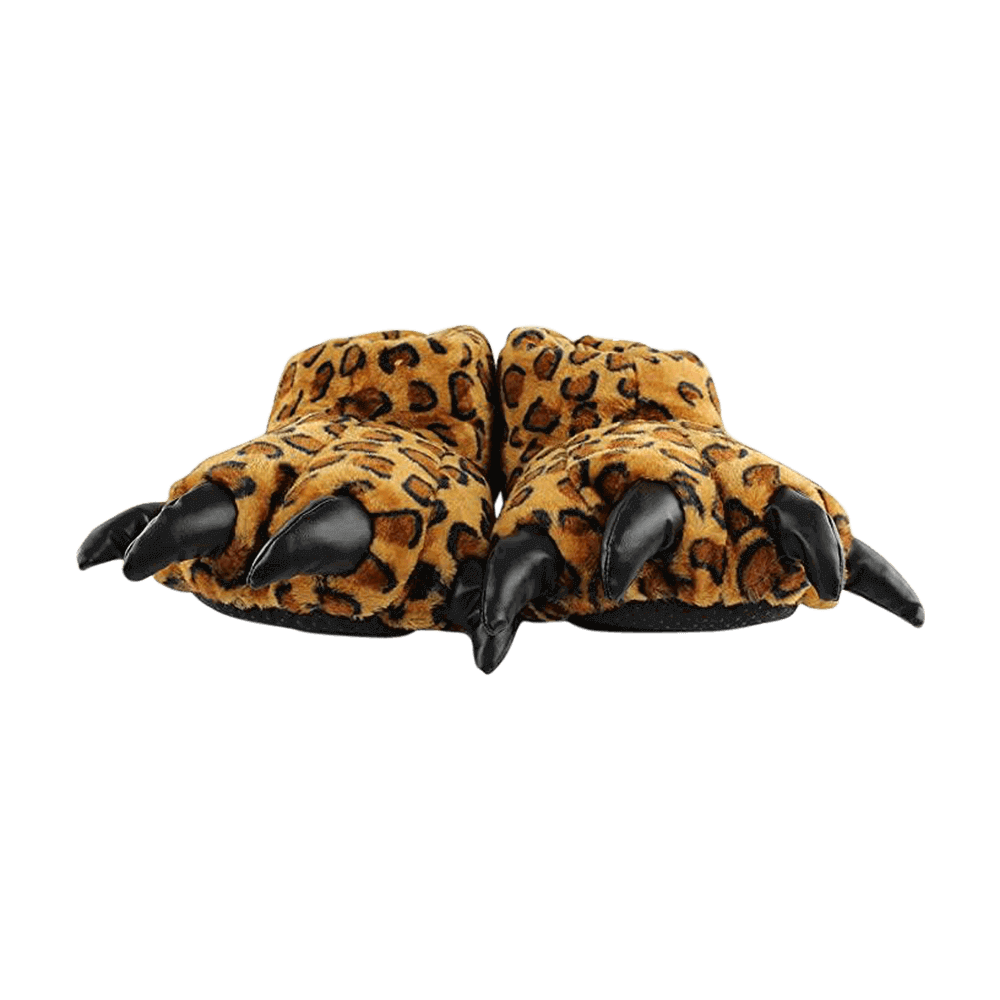 Leopard Claw Foot Slippers HappyFeet Slippers