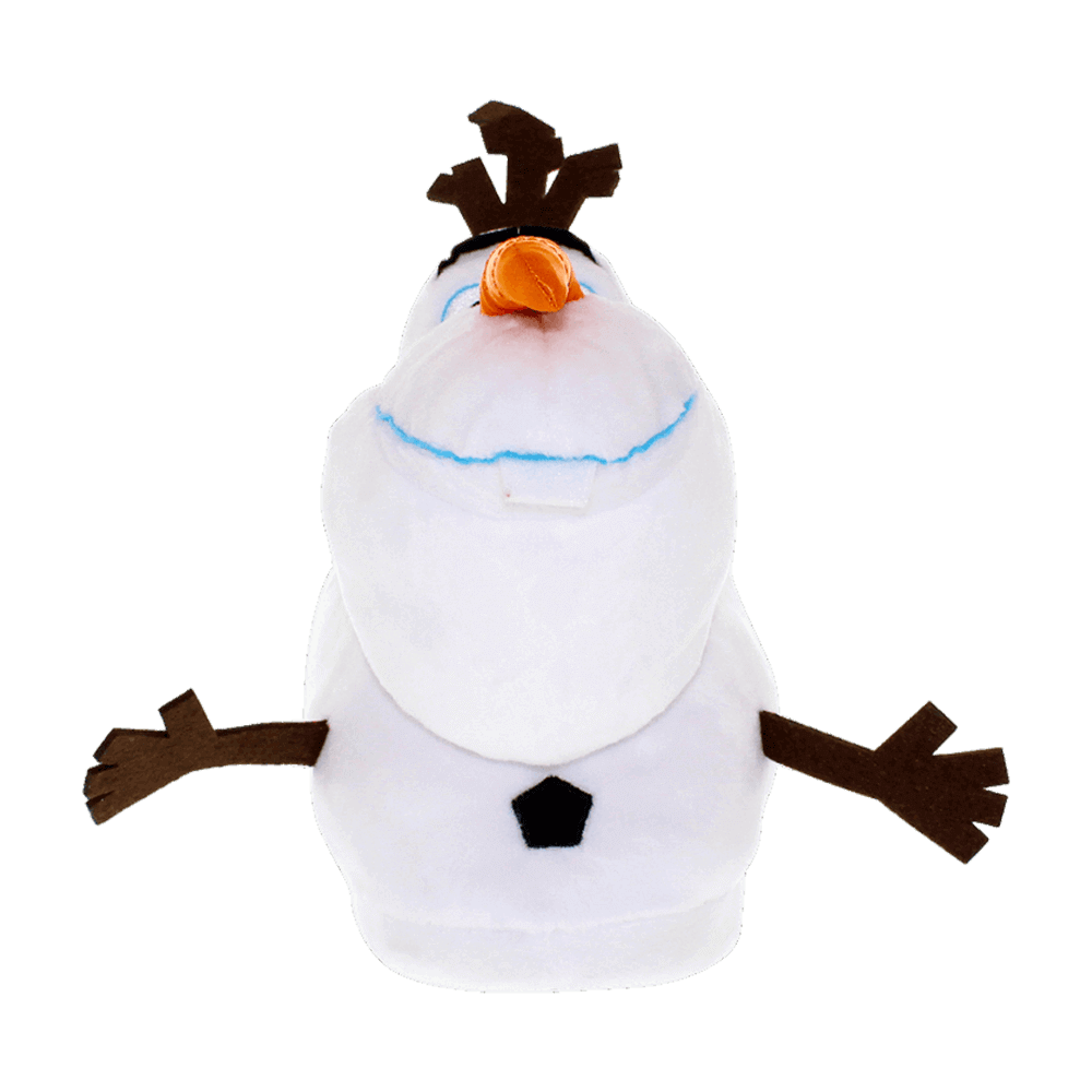 Olaf Disney slippers in ultra-soft plush, cozy winter house shoes