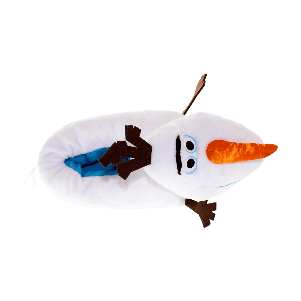 HappyFeet Olaf slippers, whimsical snowman footwear for Frozen fans