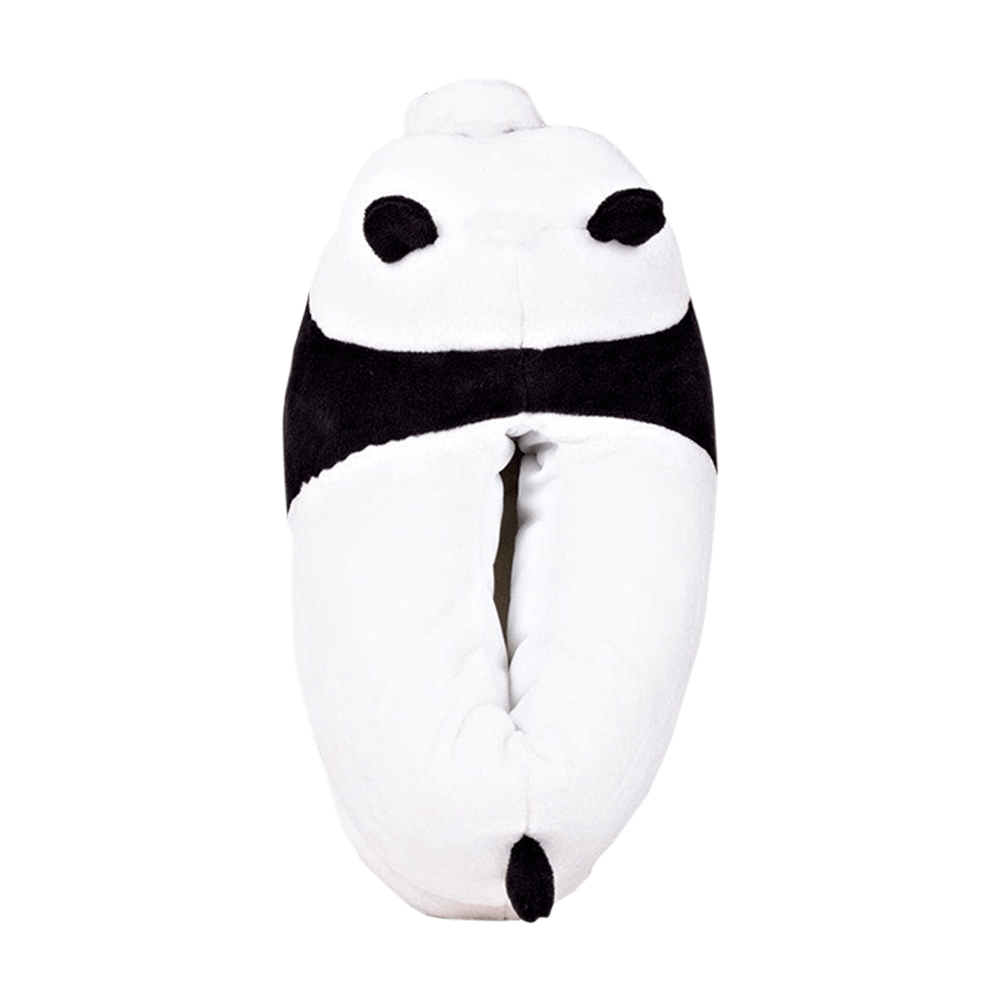 Pair of panda character slippers, super soft and cushy underfoot