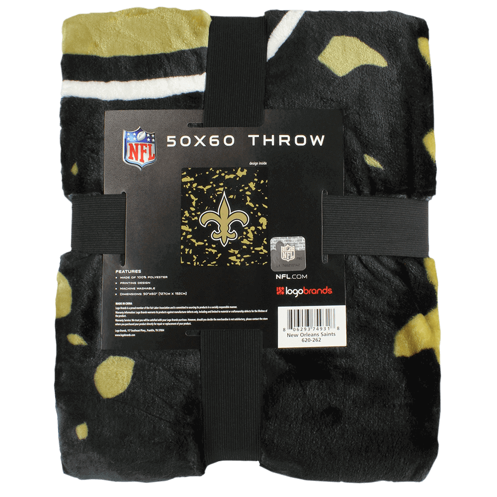 new orleans saints blanket 2