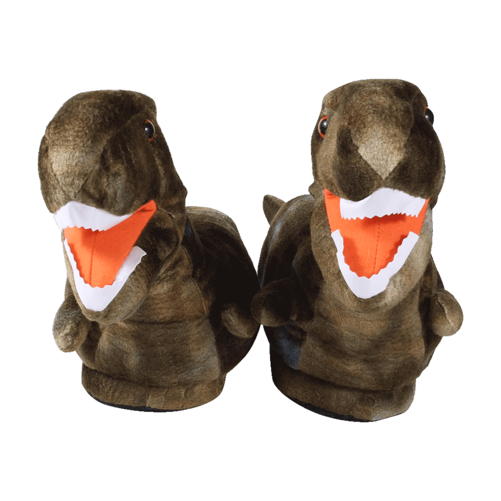 T Rex Slippers HappyFeet Slippers