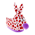 Red & White Woozle Slippers